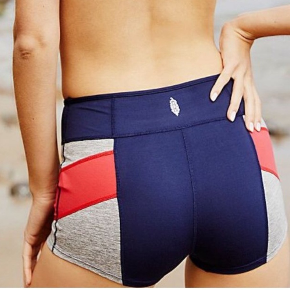 Women's Free People Navy Combo Six pack Shorts size large